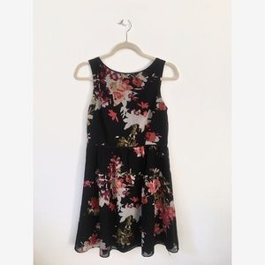 LOFT | floral sleeveless scoop neck dress | 2